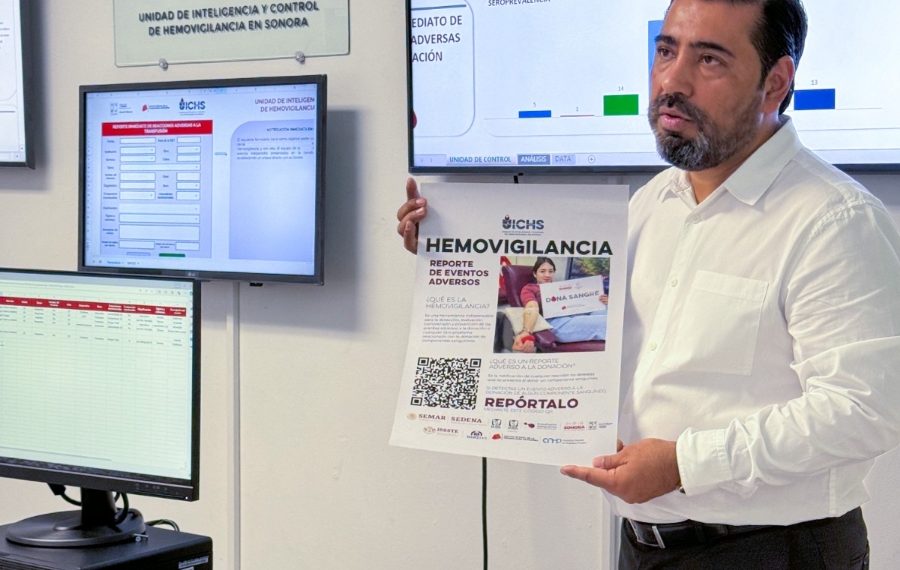 Instala Salud Sonora la primera Unidad de Inteligencia y Control de Hemovigilancia en México.