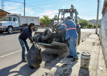 Lleva Ayuntamiento de Hermosillo jornada de descacharre a Villa de Seris y Pedregal de la Villa.