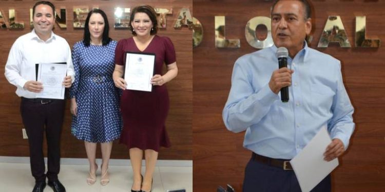 Senadores electos de Sonora reciben constancia de mayoría en el INE.