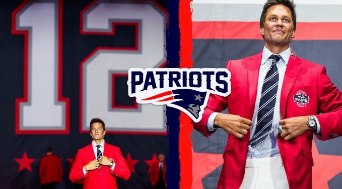 NFL: ¡El mejor de todos los tiempos! Tom Brady fue incorporado al Salón de la Fama de los New England Patriots.