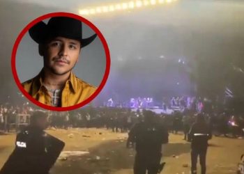 Falsa alerta de bomba interrumpe concierto de Christian Nodal en Ecuador.