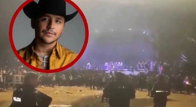 Falsa alerta de bomba interrumpe concierto de Christian Nodal en Ecuador.