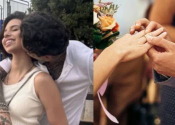 Christian Nodal y Ángela Aguilar se casaron en Italia, según famosa periodista.