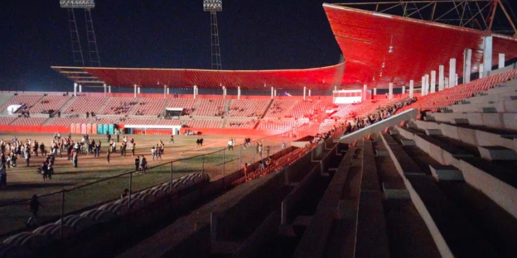 Christian Nodal, concierto vacío en Ciudad Juárez.