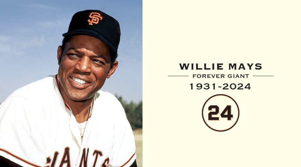 Fallece a los 93 años Willie Mays, el legendario pelotero de los Gigantes.