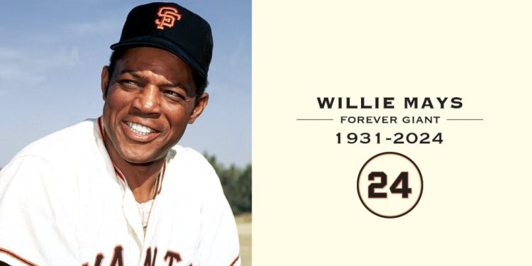 Fallece a los 93 años Willie Mays, el legendario pelotero de los Gigantes.