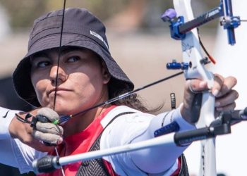 La arquera sonorense Alejandra Valencia lista para debutar en Paris 2024.