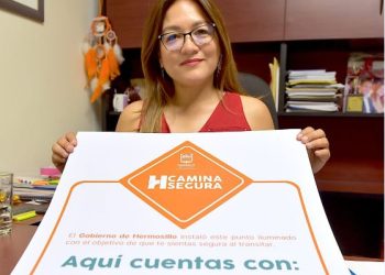 Instalan botones de seguridad en luminarias de “Camina Segura”