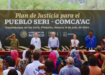 Supervisan Andrés Manuel López Obrador y Claudia Sheinbaum avances del Plan de Justicia Seri.