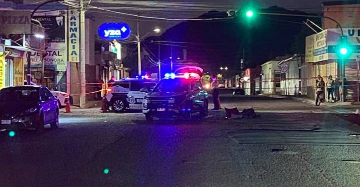 Mueren dos supuestos delincuentes en persecución policiaca al norte de Hermosillo.