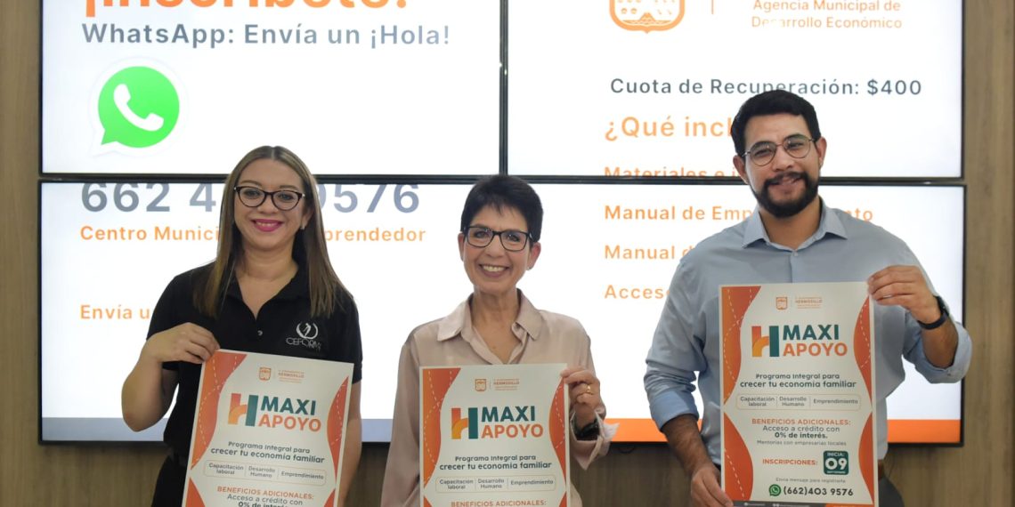 Convoca Ayuntamiento de Hermosillo a la sexta edición de Maxi Apoyo.