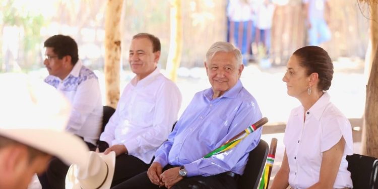 Cierran Gobernador Durazo, presidente López Obrador y presidenta electa Sheinbaum gira por Sonora con restitución histórica al pueblo Yaqui.