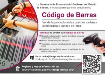 Lanza Secretaría de Economía convocatoria a Mipymes para tramitar código de barras.