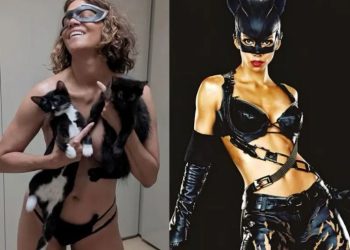 Halle Berry comparte fotos sensuales como Gatúbela, tras aniversario de película.