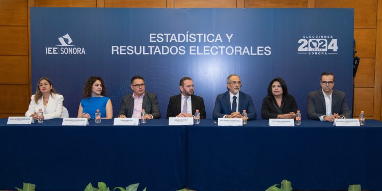 Presenta IEE Sonora estadísticas y resultados del Proceso Electoral 2023 – 2024.