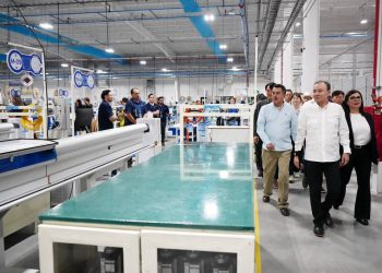 Atrae Gobernador Durazo más de mil nuevos empleos con inauguración de la planta Kyungshin México-Obregón.