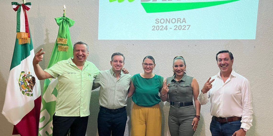 Se reúne Eco Bancada de diputados del Partido Verde para la LXIV Legislatura del Congreso del Estado de Sonora.