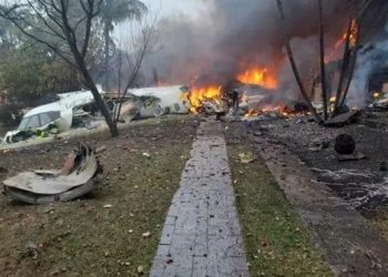 Avión con 61 pasajeros se desploma inesperadamente en Brasil.