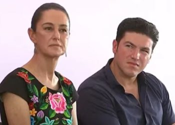 Abuchean a Samuel García en evento de AMLO y Claudia Sheinbaum lo defiende: “A ver, aplausos para todos”.