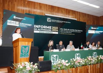 Presenta titular del IMSS en Sonora Tercer Informe de Labores.