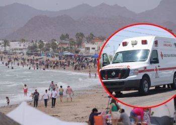 Muere niño de 5 años ahogado en Bahía Kino.