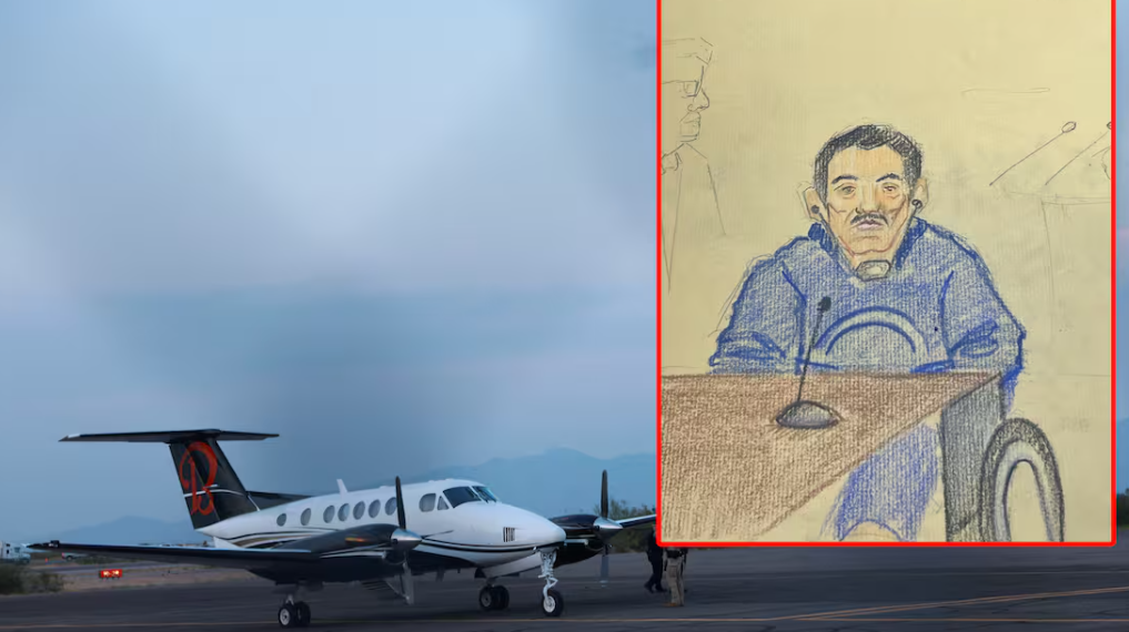 Ismael “El Mayo” Zambada apareció en una corte en El Paso, Texas, en silla de ruedas, con un brazalete de hospital y crocs naranja.