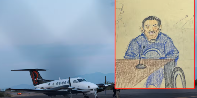 Ismael “El Mayo” Zambada apareció en una corte en El Paso, Texas, en silla de ruedas, con un brazalete de hospital y crocs naranja.