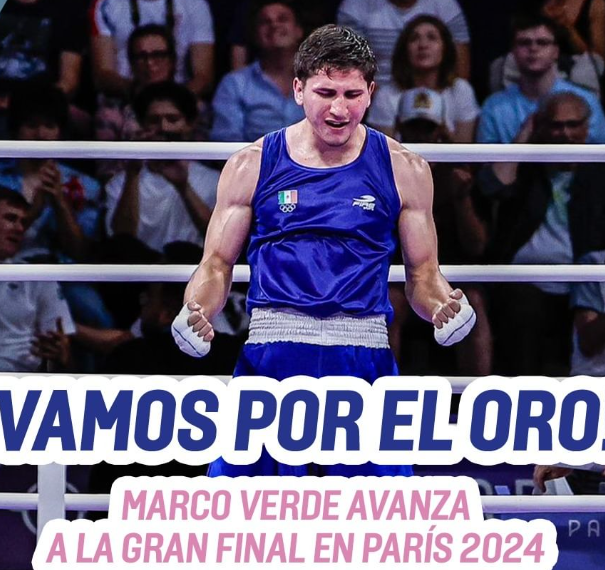 ¡Orgullo mexicano! Marco Verde avanza a la Final de boxeo y peleará por el oro olímpico en París 2024.