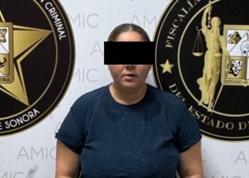 Capturan en Hermosillo a mujer implicada en homicidio de su esposo.
