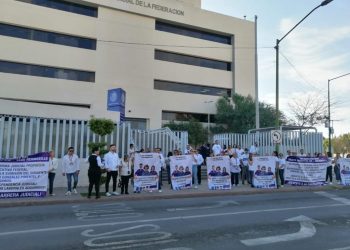 Se manifiestan magistrados en contra de reforma al PJF.