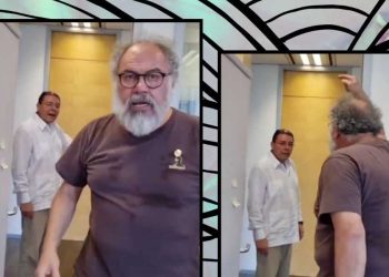 ¡Enloqueció! Cónsul de México en Shanghái grita e insulta a personal diplomático.