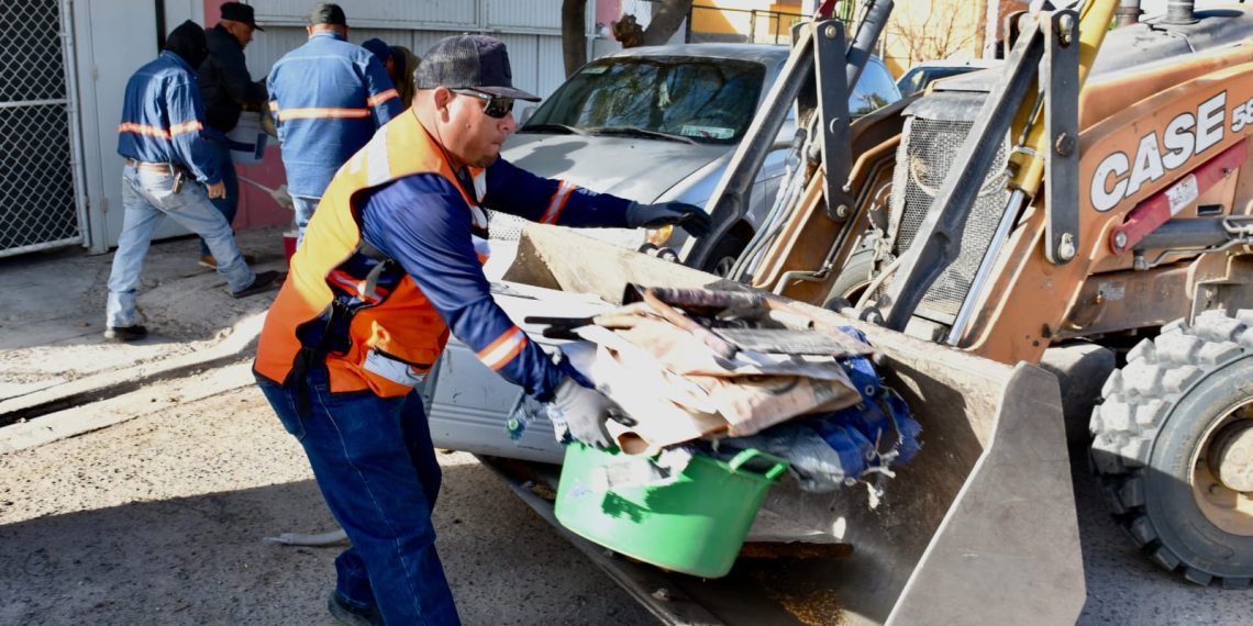 Retira Gobierno de Hermosillo 81 toneladas de desechos en el Bachoco, Palo Verde y Vista Real.