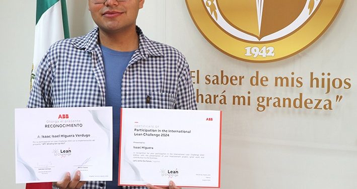 Participa estudiante de Ingeniería de Navojoa en el International Lean Challenge 2024.