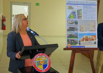Inauguran ampliación del primer nivel de edificio del Departamento de Ciencias del Deporte en la Unison.