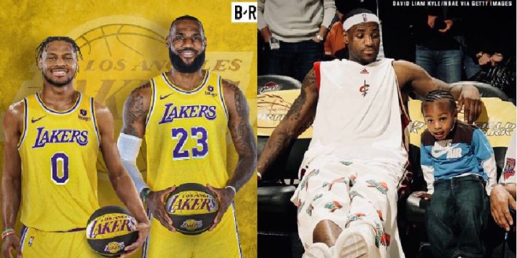 Lakers analizan planes para el partido histórico con LeBron y Bronny James.
