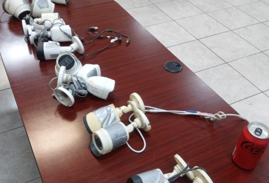 Retiran 24 cámaras de videovigilancia ilegales en San Luis Río Colorado.