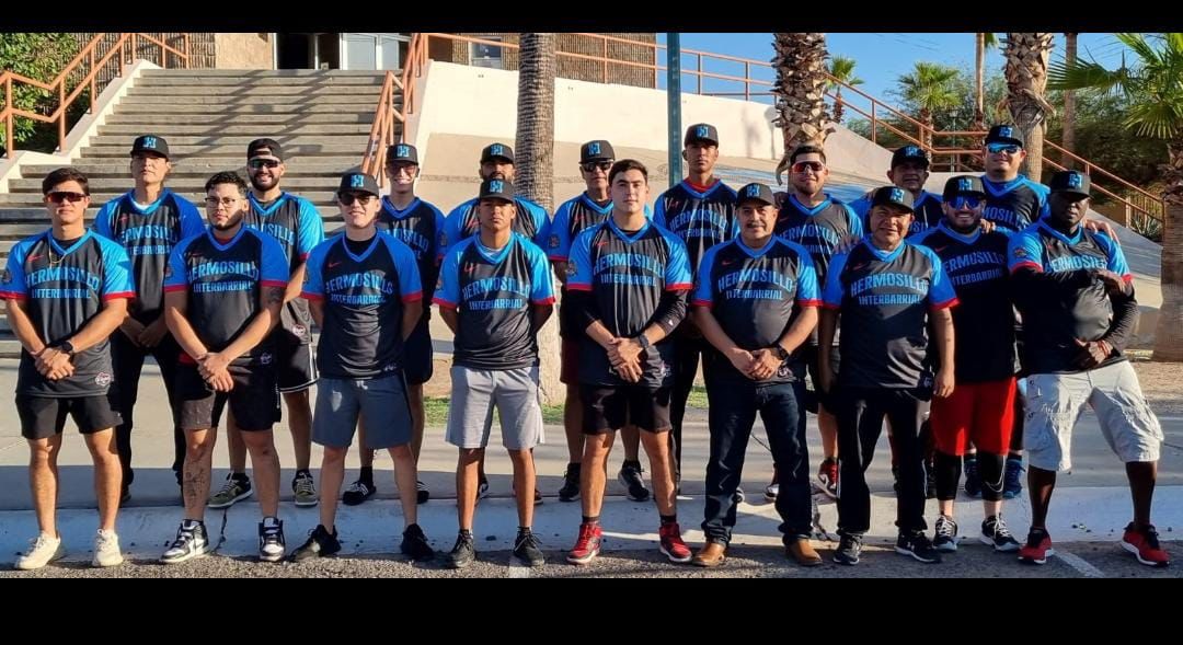 Lista selección de beisbol de Hermosillo para el estatal de primera fuerza.