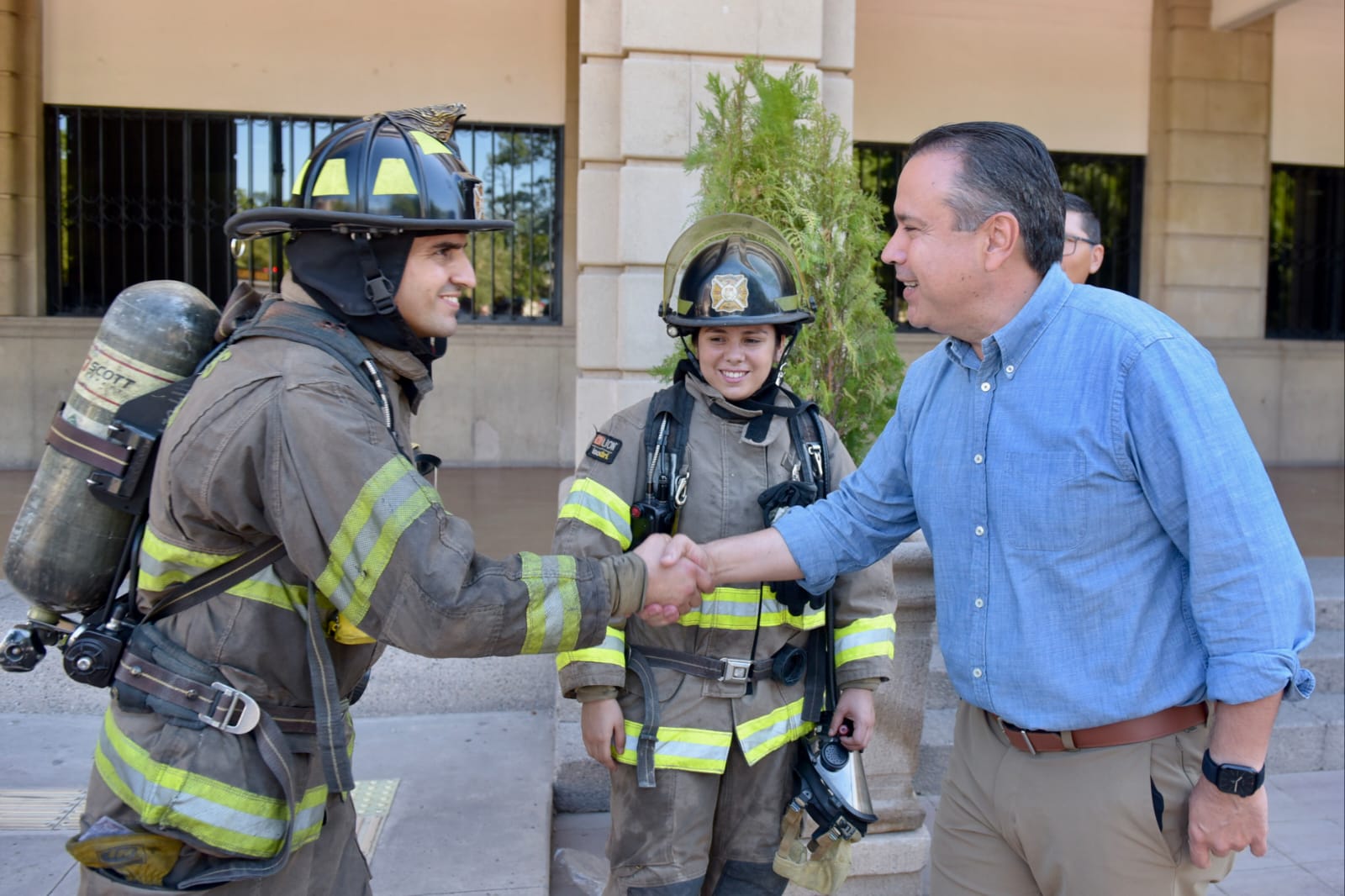 Encabeza Toño Astiazarán acciones en el simulacro por sismo.