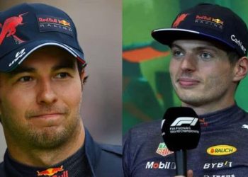 Sufren ‘Checo’ Pérez y Max Verstappen en Gran Premio de Italia 2024.