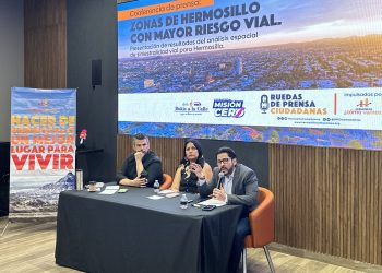 Exponen las zonas de Hermosillo con mayor riesgo vial.