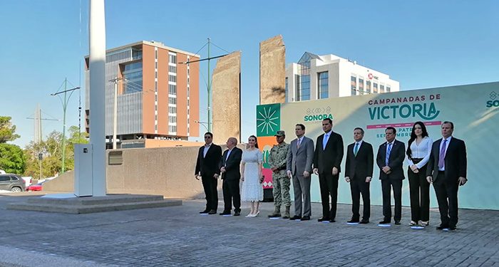 Inicia conmemoración del Mes de la Patria en el Centro de Gobierno.