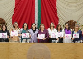 Conmemoran en el Congreso de Sonora el 71 aniversario del voto de la mujer en México.