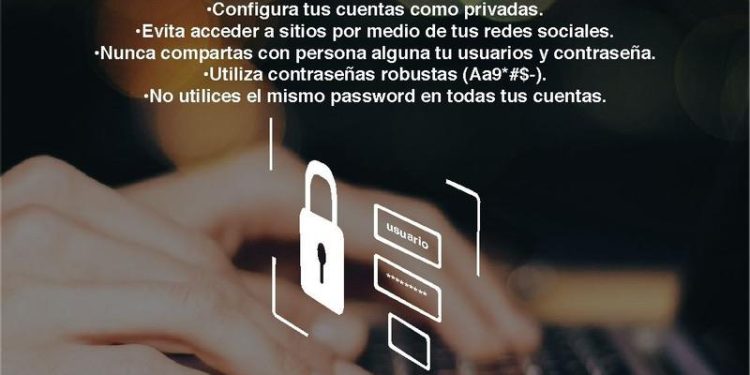 Emite Unidad Cibernética de Sonora recomendaciones para prevenir robo de contraseña.