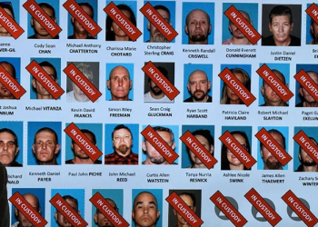 Cae pandilla de supremacistas blancos en California; tenían arsenal y drogas.