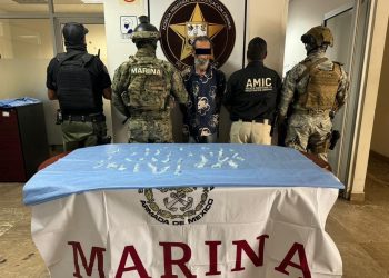 Fuerza de Tarea Interinstitucional asegura drogas y detiene a un implicado en Ciudad Obregón.