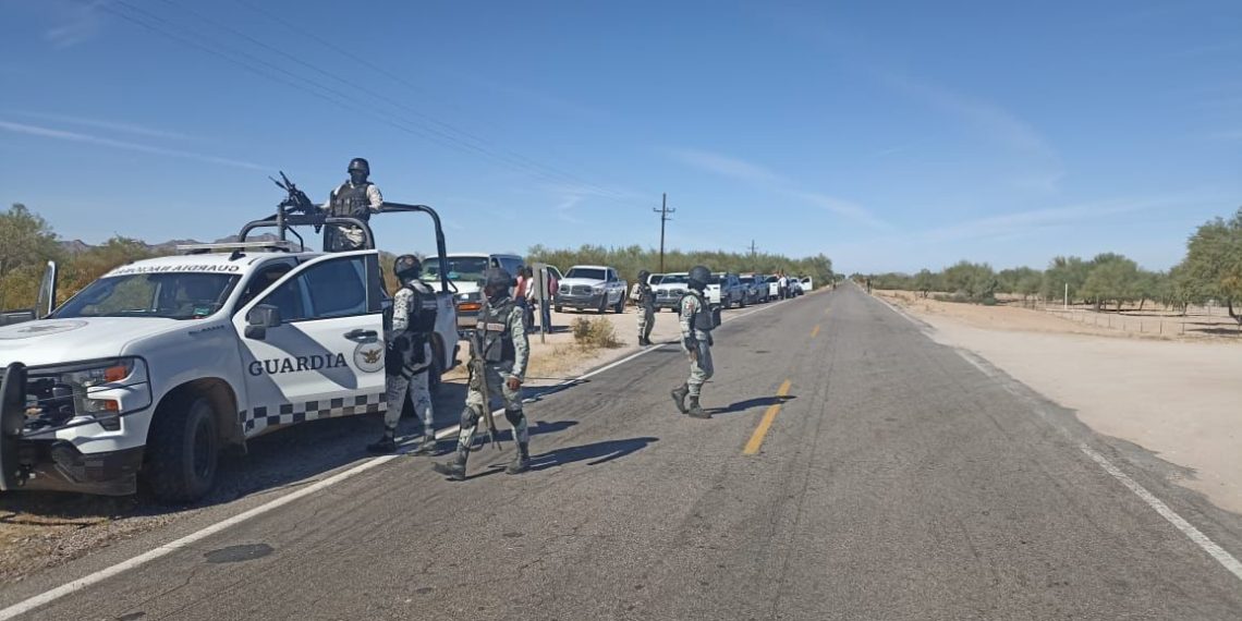 Acompaña FGJES a colectivos en labores de búsqueda y seguridad en Sonoyta.