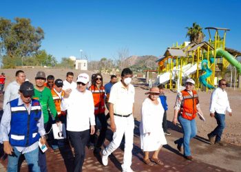 Supervisa Gobernador Durazo avance del 60% de rehabilitación de La Sauceda.