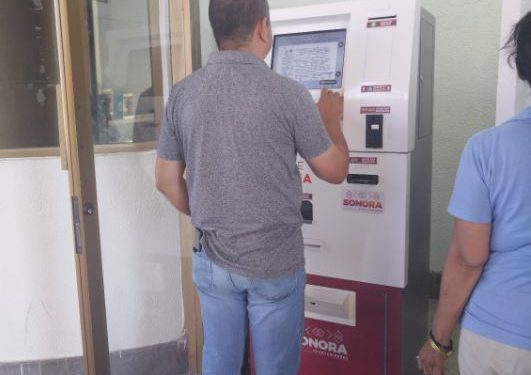 Amplía Gobierno de Sonora servicio de cajeros automáticos de Registro Civil.
