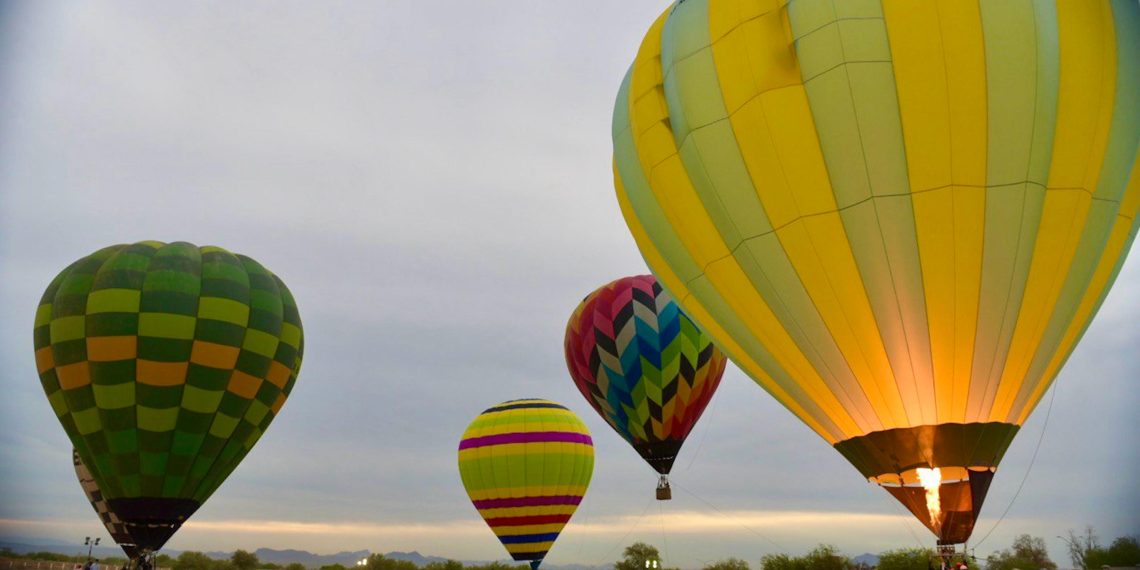 Todo listo para el Tercer Festival del Globo en Hermosillo.
