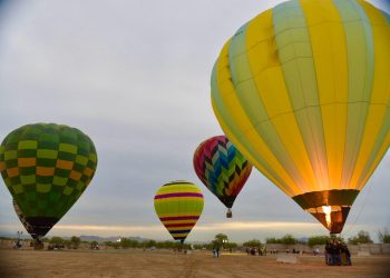 Todo listo para el Tercer Festival del Globo en Hermosillo.